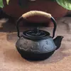 Sala de Modelos Casa de Té Estante Antiguo Juego de Té Decoración Suave Estilo Chino Nuevo Tetera Pequeña Creativa Olla de Hierro Fundido Adornos para Sala de Té