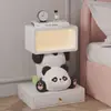 Nuevo Gabinete de Noche de Panda Adornos Grandes de Piso Mesa Lateral Creativa para Dormitorio Infantil Sala de Estar Lateral de Sofá de TV para Hombres y Mujeres