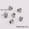 Cuentas Conectoras de Aleación de Plata de Xizang de Tres Vías con Agujeros Grandes para Pulseras, Collares, Colgantes y Conectores DIY, Exclusivamente para Accesorios de Joyería DIY Transfronterizos