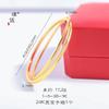 Jindian Mismo Estilo Sha Jin Long Lin Pulsera de Doble Anillo Moda Popular en Internet Mismo Estilo Patrón Long Lin Pulsera de Doble Anillo Versátil Pulsera