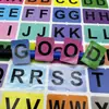 Adesivos de letras adesivas para lençóis DIY mais vendidos do fabricante, alfabeto A-Z e adesivos de números