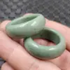 Anel de jade Anel de jade de Guizhou Anel de jade de calcita Anel verde escuro Anel grande Anel de jade anel