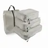 Bolsa de compresión para viaje Amazon, organizador de equipaje impermeable de gran capacidad, bolsa portátil para clasificar y empacar ropa