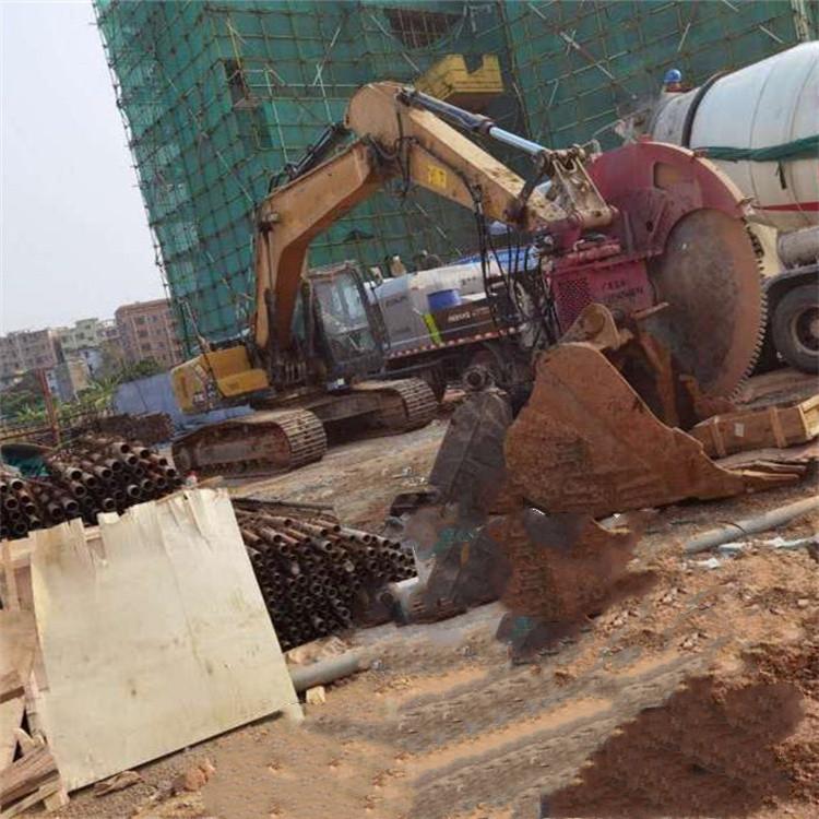 岩石锯 圆盘锯挖机切桩机 (13)