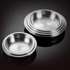 Placa de Acero Inoxidable 304 Disco Engrosamiento y Profundización Disco Plato para Cocinar al Vapor Plato para Cocinar al Vapor de Repostería Casera Plato para Sopa Disco Plato Plato