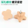 Manijas para armario de habitación infantil, tiradores para cajones de gabinete de madera maciza, pomos creativos para puertas de gabinete de color madera natural de estrella y luna, manijas divertidas
