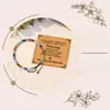 Pulsera tejida con cuentas transfronteriza nueva 2025, de moda, simple, creativa, joyería de nicho, regalo para mejores amigas y hermanas