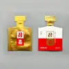 Bolsas para Empaque de Bebidas, Empaque de Licores, Paquetes de Prueba, Bolsas con Forma Especial, Bolsas para Empaque de Líquidos, Bolsas de Papel Aluminio con Impresión Dorada, Hecho a Medida
