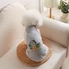 Chaleco de Malla Fina Estampada de Verano Ropa para Gatos Chaleco para Mascotas Fino Corgi Teddy Pomerania Ropa para Perros