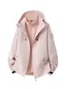 Chaqueta tres en uno Luotuo para invierno con forro polar extraíble, abrigo impermeable y transpirable para montañismo al aire libre