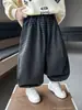 Q025 Pantalones de Cuadros de Otoño para Niños Estilo Nuevo Moda Infantil Pantalones Largos Estilo Coreano para Bebé Pantalones Casuales Jogger