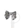 Tapa Metálica Galvanizada para Popote Serie Diamante Rosa Tapón de Polvo Diámetro 10mm Hebilla Decorativa Creativa para Vaso de Agua Tapa de Silicona