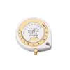 Fita métrica de saúde em formato de gota, fita métrica macia portátil para circunferência da cintura, do peito e do quadril, fita métrica de medição corporal de alta precisão e retrátil automaticamente