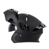 Casco Abatible, Casco para Motocicleta Eléctrica, Casco Integral, Casco de Seguridad Unisex, Ligero, Elegante, Resistente al Frío, Mantiene el Calor, Doble Visor
