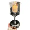 Portavelas para Mesa de Comedor del Hogar, Velas de Aromaterapia de Lujo Ligero, Adornos Románticos, Portavelas, Decoraciones para Mesa de Comedor, Accesorios para Cena a la Luz de las Velas