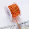 Transfronteiriço exclusivo para cor completa única linha strass mocha garra cadeia DIY acessórios acessórios de decoração de roupas