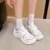Zapatos Deportivos de Malla Transpirable para Mujer 2026 Otoño Nuevos Ligeros Diarios Estudiante Zapatos Forrest Gump Moda Casual Zapatos Blancos