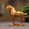 Cavalo Tang Sancai Cavalo Clássico Cavalo de Cerâmica Enfeites de Cavalo Seis Cavalos Artesanato Decoração de Sala de Estar Casa Enfeites Vintage