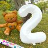Globo de aluminio digital de 32 pulgadas con embalaje independiente, ideal para decoración de cumpleaños infantil al aire libre, diseño de fiesta, accesorios fotográficos