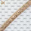Bolsa de Cuerda Redonda Pequeña con Perlas de Arroz y Diamantes Completos Accesorios para Zapatos con Cordón de Diamantes de Imitación Accesorios para Sandalias