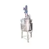 Tanque Mezclador de Acero Inoxidable Alimentos, Químicos, Farmacéuticos Calentamiento Eléctrico Mezcla y Reacción Equipo Tanque Emulsificador de Líquidos y Pastas