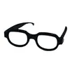 Gafas luminosas Conan tecnología negra divertidas accesorios para transmisiones en vivo TikTok mismas gafas con efecto especial Ojo Rojo LED carga