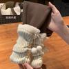 Conjunto de Ropa de Invierno para Niñas 2026 Nuevo Estilo Abrigo Engrosado con Forro de Felpa y Suéter para Bebés Niñas, Conjunto de Dos Piezas Cálido y a la Moda