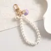 Nuevo Cordón para Teléfono Móvil Pulsera de Perlas con Lazo para Mujer Ins Moda Simple Boutique Aroma Pequeño Cuentas Hechas a Mano