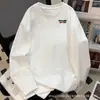 Camiseta de Marca de Moda Campus de Verano Juvenil Transfronterizo Secado Rápido Suave 140g Seda de Leche Top de Manga Larga Clásico Americano para Hombre