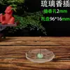 Soporte para Incienso con Diseño de Imitación de Jade Similar al Vidrio, Cenicero, Quemador de Incienso Vertical Estilo Zen, Quemador de Incienso Creativo de Sándalo, Soporte para Incienso Horizontal
