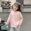 Ropa de Otoño para Niñas Camiseta para Niñas Camiseta de Algodón Puro para Niñas Top de Manga Larga de Otoño Capa Interior para Bebé Camiseta de Capa Base para Niños