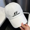 Chapéu Feminino Street Boné de Baseball Desgastado Estilo Coreano Marca Tendência Bordado de Letras Mais Fácil de Combinar Casual Chapéu de Aba Reta Casal Masculino