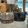 Bolso Bandolera Dior 30 Montaigne 2025 Nuevo Clásico Lona Bordada con Monograma Bolso de Hombro Cruzado
