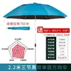Sombrilla de Pesca para Camping Daiwei, Sombrilla Grande de Pesca, Paraguas Plegables con 70% de Descuento, Protección Solar Multidireccional, Impermeable, Parasol, Nuevo Modelo para Pesca al Aire Libre