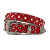 Cinturón de diamantes de imitación transfronterizos, moda femenina, estilo punk, tendencia, cinturón decorativo de alta gama para mujer, cinturón para hombre