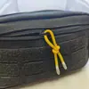 Tirador de cremallera de cordón de poliéster colorido con base de goma para bolsa funcional de exterior Colgante para tirador de cremallera Cabezal de cremallera Bucle de cremallera