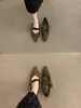 Primer Encuentro Zapatos Mary Jane de Gamuza con Punta Aguda Estilo Retro Francés de Temporada para Mujer, Suela Suave, Correa Única, Tacón de Cuña que Aumenta la Altura, Estilo para Viajes al Trabajo, Poco Profundos