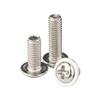 Tornillos de Cabeza Phillips Cruzada Niquelados para PWM con Arandelas M2-M4, Tornillo con Arandela en Stock