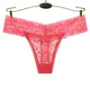 Comercio Electrónico Transfronterizo Tanga/Pantalón T Sexy para Mujer Ropa Interior de Encaje para Mujer Tanga Calado Venta al por Mayor