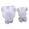 Molde de Resina de Cristal de Amapola Varios Estilos de Oso, Animal Geométrico, Unicornio 3D, Conejo de Bendición Moldes de Silicona