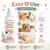 Spray de Limpeza Bucal Kineshinex para Pets 100ml Cuidado Oral para Cães e Gatos Refresca o Hálito e Reduz o Odor