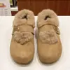 Zapatos Birkenstock de mujer estilo retro con tacón oculto, nueva colección de invierno 2026, forrados de felpa para mayor calidez, botas de nieve slip-on con forro mullido