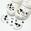 Amuletos para Zapatos Croc, Accesorios para Mujer, Clips para Zapatos DIY, Decoraciones 3D con Pedrería, Clips Desmontables, Estilo de Moda de Influencers