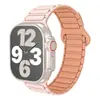 Fábrica Adecuado para Apple Applewatch56789S10 Correa de Silicona Perforada Herramienta Tres Correas Magnéticas