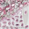 Venda Quente 3*6mm Ponta Dupla Base Plana Série Brilho Diamante Formato Especial Joias para Unhas Diamante Vestível Acessórios para Unhas Fabricante Atacado