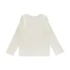 Wuli Bu Yi 2026 Primavera/Outono Nova Roupa Infantil Estilo Coreano Casual Camiseta de Manga Longa para Meninas Moda Gola Redonda Camisa Base