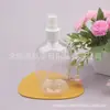 Botella transparente con atomizador de 280 ml, botella recargable con atomizador, botella PET corta y ancha, botella de tóner de 280 ml, botella pequeña con atomizador para hidrosol