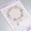 Explosões Super Fada Mori Cristal Lua Pulseira Feminina Design de Nicho Estudante Joker Cor Doce Pulseira de Namorada
