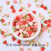 Mini Fresa Sandía Juguete de Comida Dibujos Animados DIY Accesorios para Joyería Pasador Material para Uñas Pegamento en Crema Resina Pequeños Accesorios