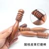Hecho a mano Bricolaje cuero herramienta densidad alto brillo palo de pulir palo de pulir madera redonda palo de pulir palo de pulir madera de palo de rosa africano